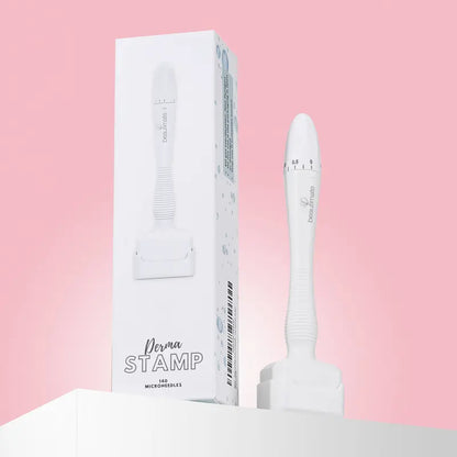 Adjustable Microneedling Derma Stamp - Professional Tool for Face, Hair and Beard