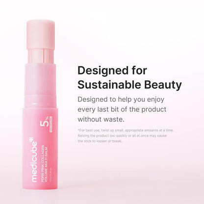 PDRN Pink Collagen Volume Multi Balm - All In One Volufiline & NAD Stick for Fine Lines