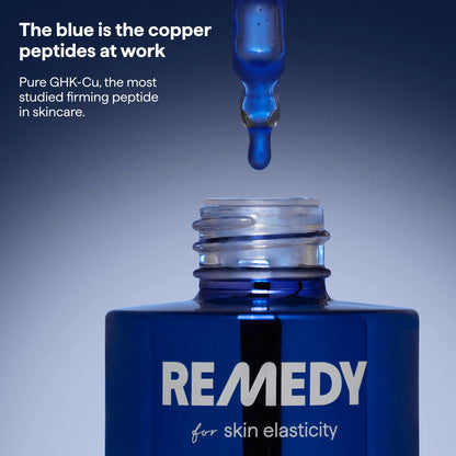 Copper Peptide Complex Advanced Firming Serum with 1% Pure GHK-Cu for Collagen Support