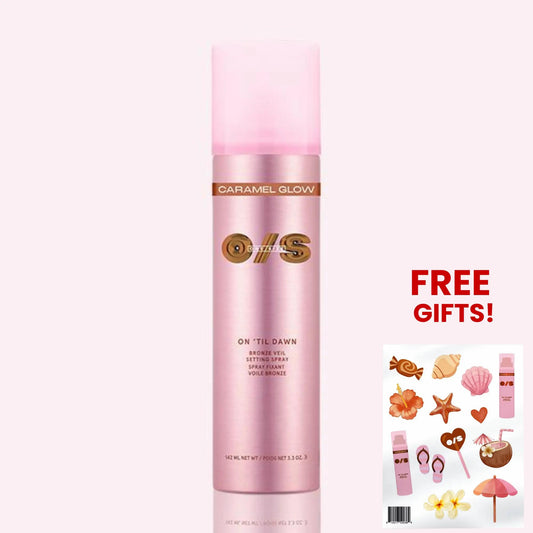 Waterproof Bronze Setting Spray with Pearl Pigment for Sun-Kissed Glow, 143 mL