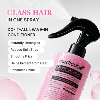 Rosemary PDRN Leave In Conditioner Spray - Do-It-All Detangler & Heat Protectant