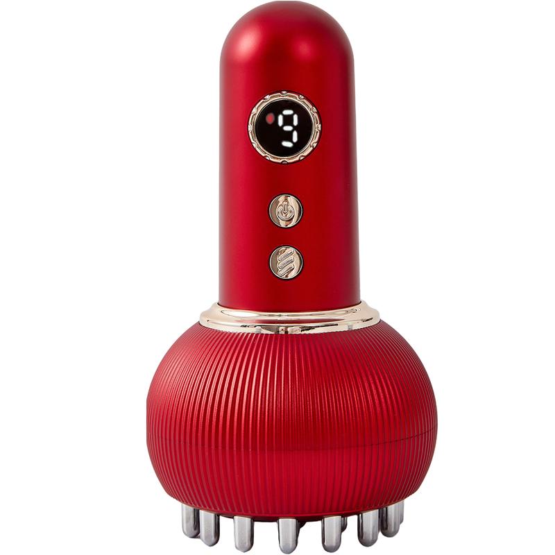 Handheld Body Massager for Legs & Belly - Lymphatic Drainage & Anti Cellulite Tool with Heat