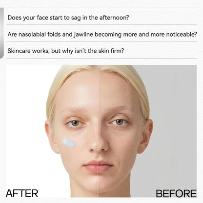 PDRN Gua Sha Jaw Line Lift-Sculpting Glass Gel Cream - De-Puffing & Lifting Peptide Glow Skin Cream