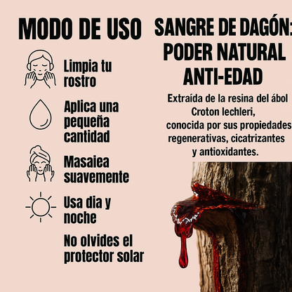 Dragon's Blood Rejuvenating Facial Cream - Anti-Aging Formula for Wrinkle Reduction