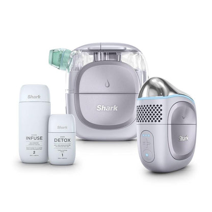 Glow At Home 2-in-1 Facial System - Professional Hydro-Extraction and Infusion Device