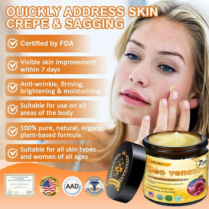 Bee Venom Comprehensive Anti-Aging Cream - Advanced Skin Firming and Wrinkle Repair