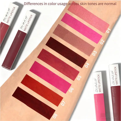 High-Value Matte Lip Gloss Set - Multi-Color Liquid Makeup Gift Pack