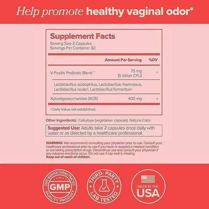 Women's Probiotics and Whole Body Deodorant Freshness Kit for pH Balance and Odor Control