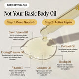 Silk Body Oil - Age-Defying Formula with 6 Essential Oils for Firming