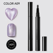 One Step Nail Gel Pen — A09: Cat Eye - Lavender