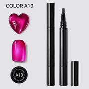 One Step Nail Gel Pen — A10: Cat Eye - Magenta