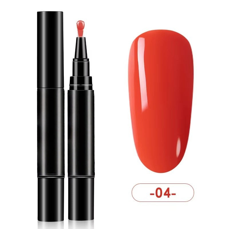 One Step Nail Gel Pen — 04 - Orange Red