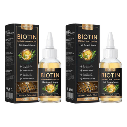 Highly Effective Biotin & Rosemary Hair Growth Serum - Advanced Scalp Treatment for Thinning Hair
