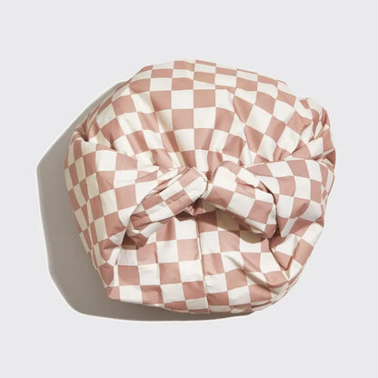 Luxury Reusable Waterproof Shower Cap - Flexi Satin Lined, Quick-dry, Adjustable for All Hair Types