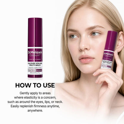 Calcium Multi Balm Eye Care Stick - Anti-Aging Collagen Routine for Eyes and Forehead, 9g