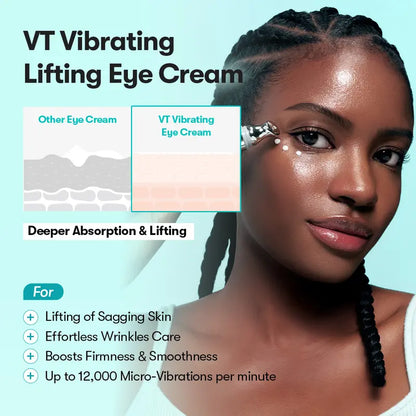 Viral PDRN Micro-Vibration Eye Cream - Firming Hyaluronic Acid Treatment with Peptide and Collagen