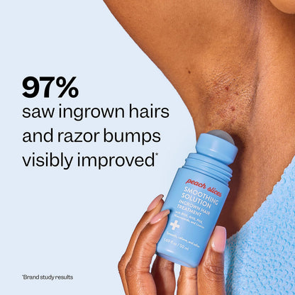 Smoothing Solution Ingrown Hair Treatment (1.69 oz) - BHA, AHA, PHA, Niacinamide, Licorice