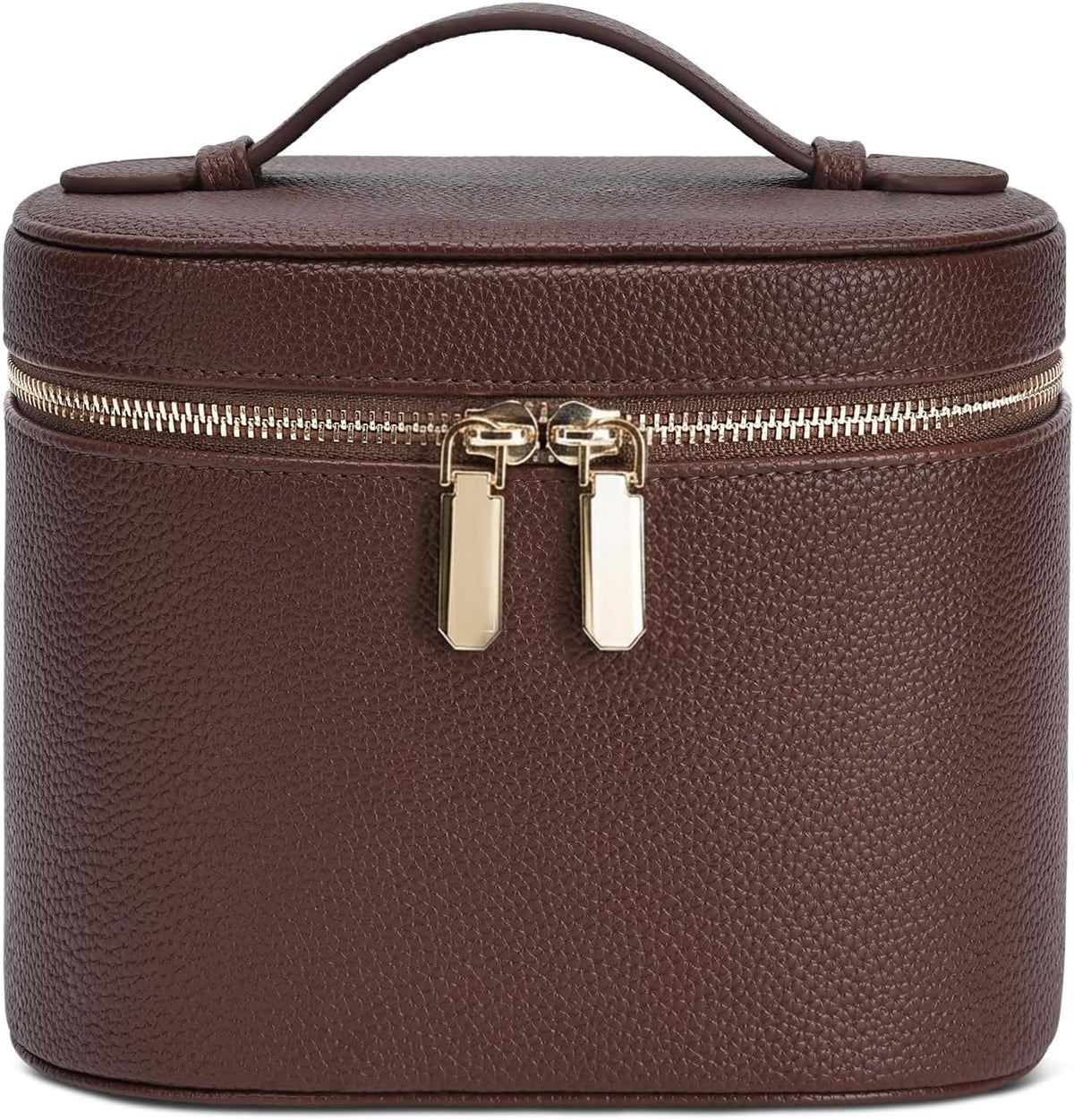 Portable Makeup Bag with Removable Compartments and Handle - Travel Cosmetic Case