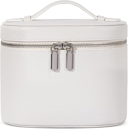 Portable Makeup Bag with Removable Compartments and Handle - Travel Cosmetic Case