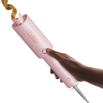 Automatic Rotating Curling Iron - 1 Inch Beach Waves Wand with 500M Ions & Anti-Scald