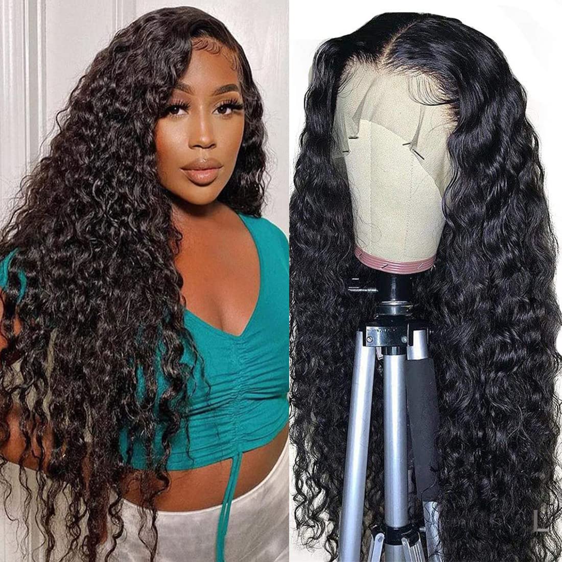 613 Blonde 28-Inch Body Wave Human Hair Wig - 13x6 HD Transparent Lace Front