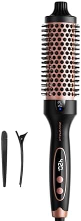 1.5 Inch Heated Round Brush for Blowout Look, Tourmaline Ceramic & Negative Ion Technology