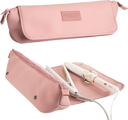 Hair Tools Travel Bag and Heat Resistant Mat (15.5") for Flat Irons, Straighteners, and Curling Irons