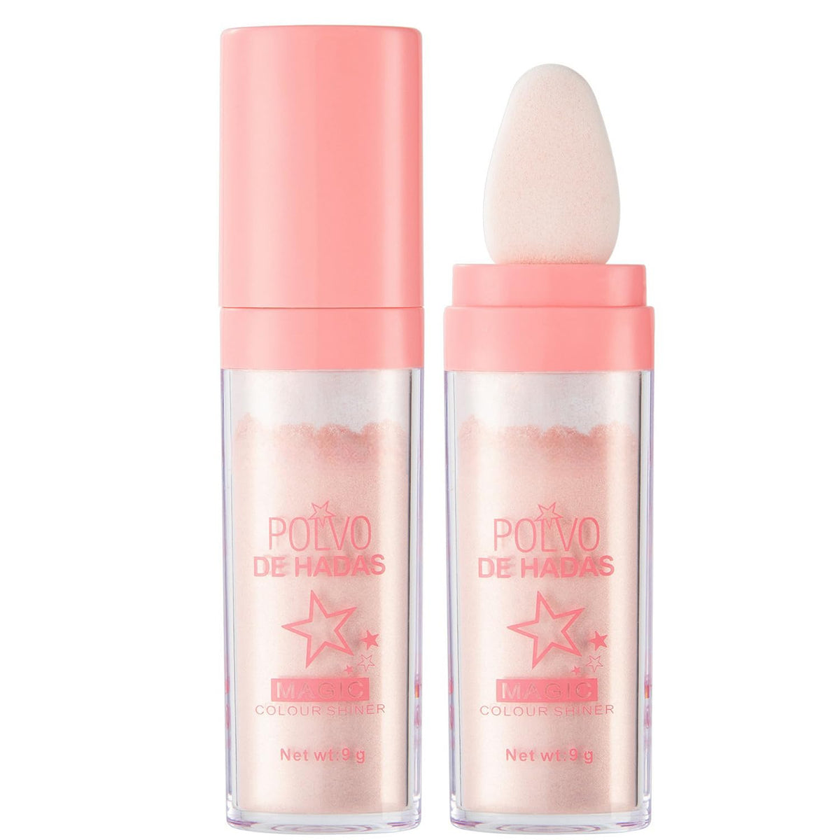 4 Color Fairy Dust Highlight Patting Powder - Full Body Contouring and Pearlescent Shimmer for Face and Eyes