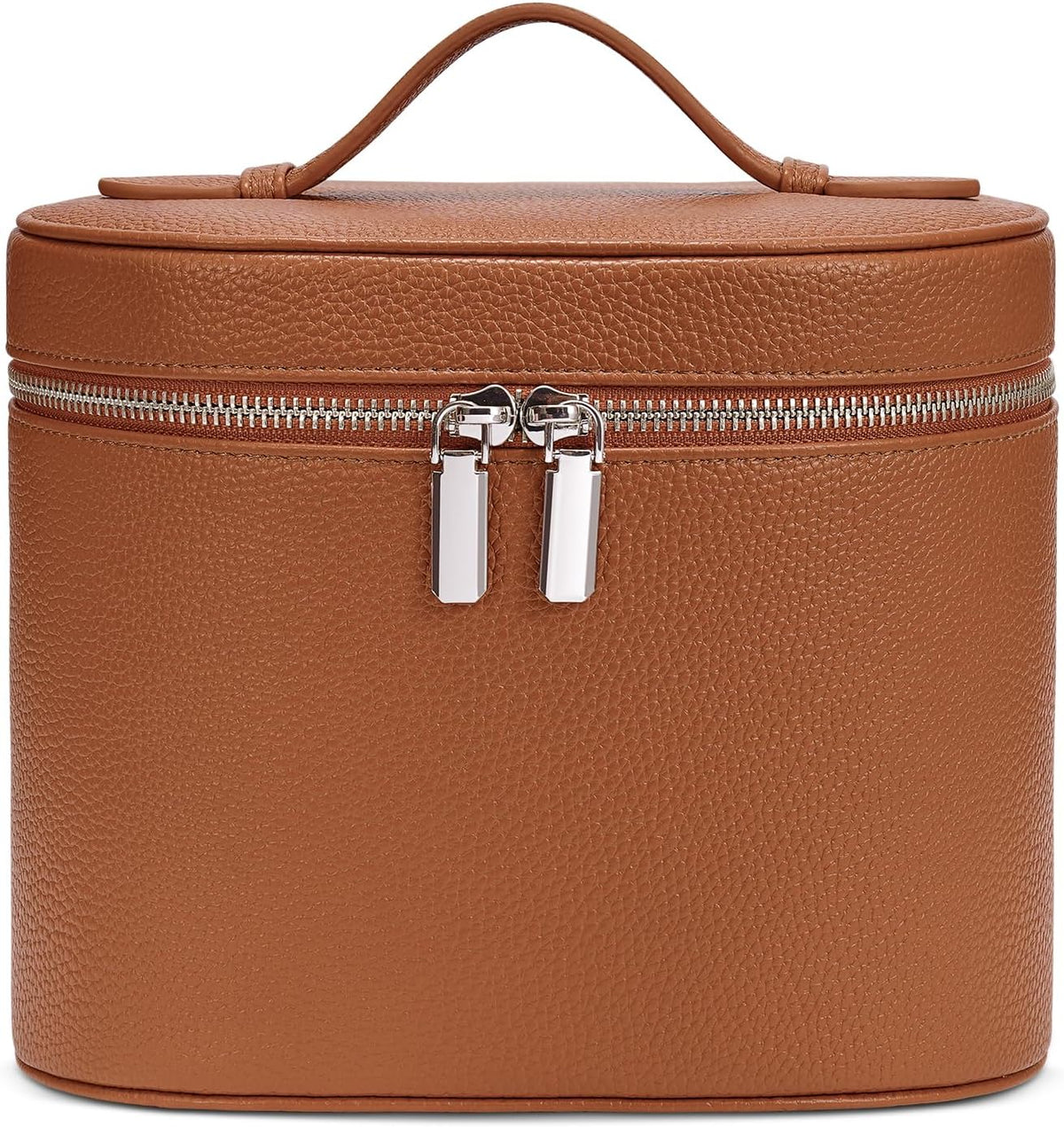 Portable Makeup Bag with Removable Compartments and Handle - Travel Cosmetic Case