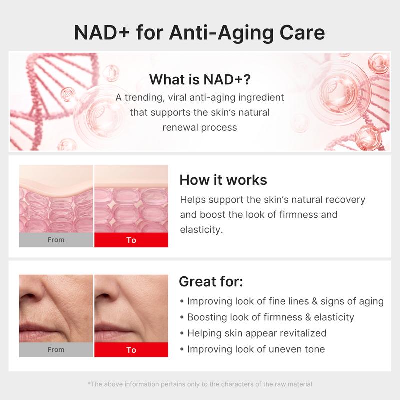 NAD+ EGF Firming Serum - Anti-Aging Collagen Extract for Skin Elasticity & Radiance (30ml)
