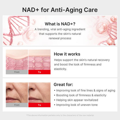 NAD+ EGF Firming Serum - Anti-Aging Collagen Extract for Skin Elasticity & Radiance (30ml)