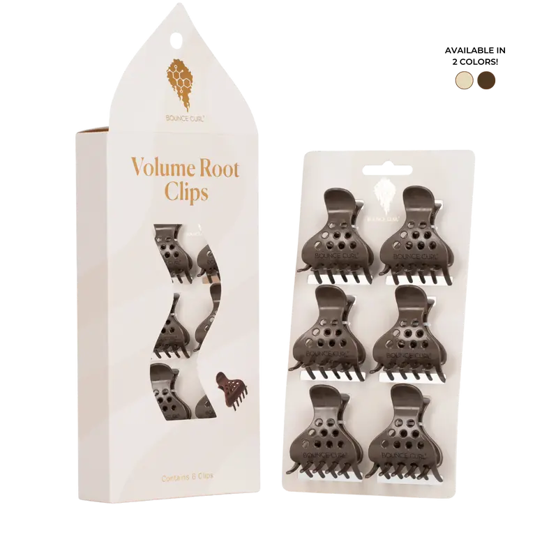 Volume Root Clips for Hair - Brown and Tan Styling Tools for Natural Lift