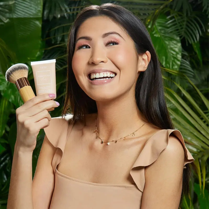 Fluffy Dome Foundation Brush - Professional Airbrushed Finish Makeup Tool