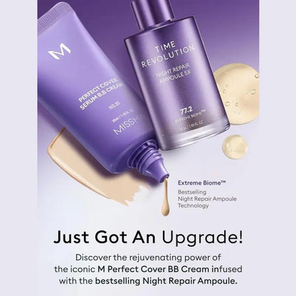 Serum-Infused BB Cream with Bifida Ferment Lysate - Anti-Aging Skin Tint & Foundation