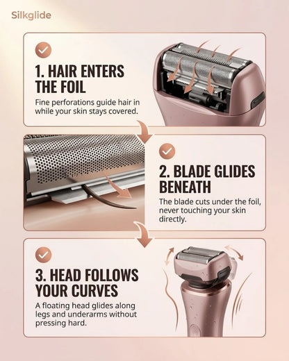 Waterproof Body Shaver for Ultra-Smooth Skin - Professional Grooming Tool