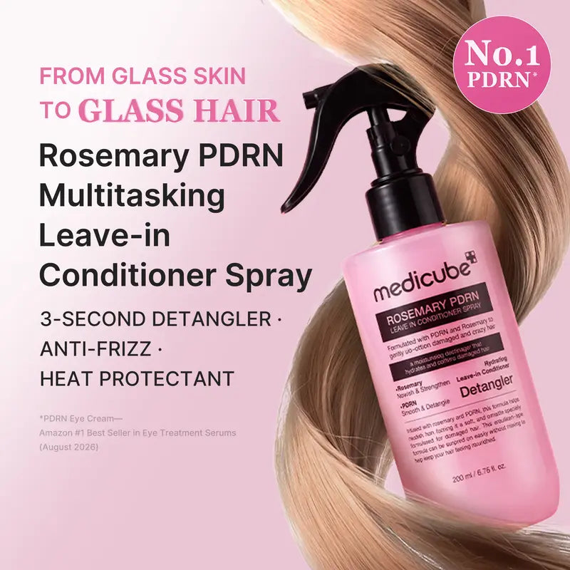 Rosemary PDRN Leave In Conditioner Spray - Do-It-All Detangler & Heat Protectant