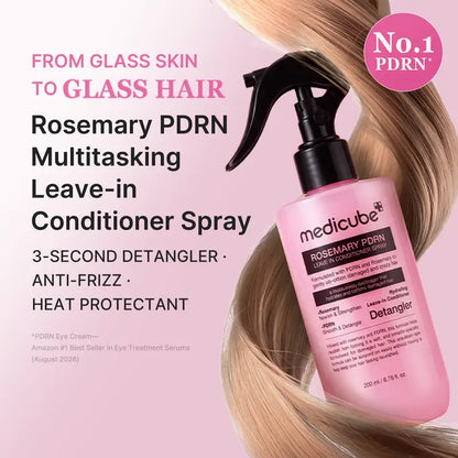 Rosemary PDRN Leave In Conditioner Spray - Do-It-All Detangler & Heat Protectant
