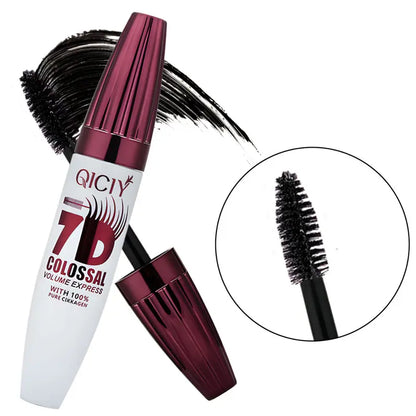 7D Waterproof Mascara - 24H Long Lasting Volume & Curl, Smudge-Proof Lift