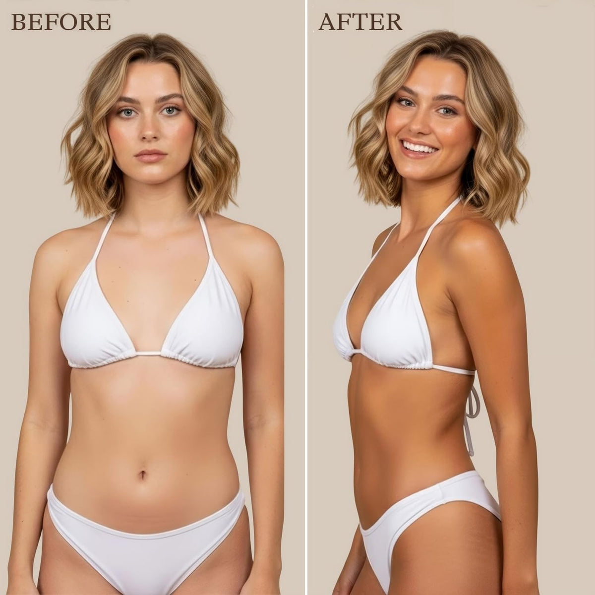Self Tanner - USA Made with Natural & Organic Ingredients, Moisturizing Lotion with Aloe Vera & Coconut (Medium)
