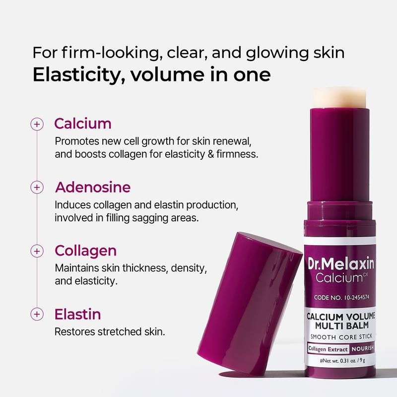 Calcium Multi Balm Eye Care Stick - Anti-Aging Collagen Routine for Eyes and Forehead, 9g