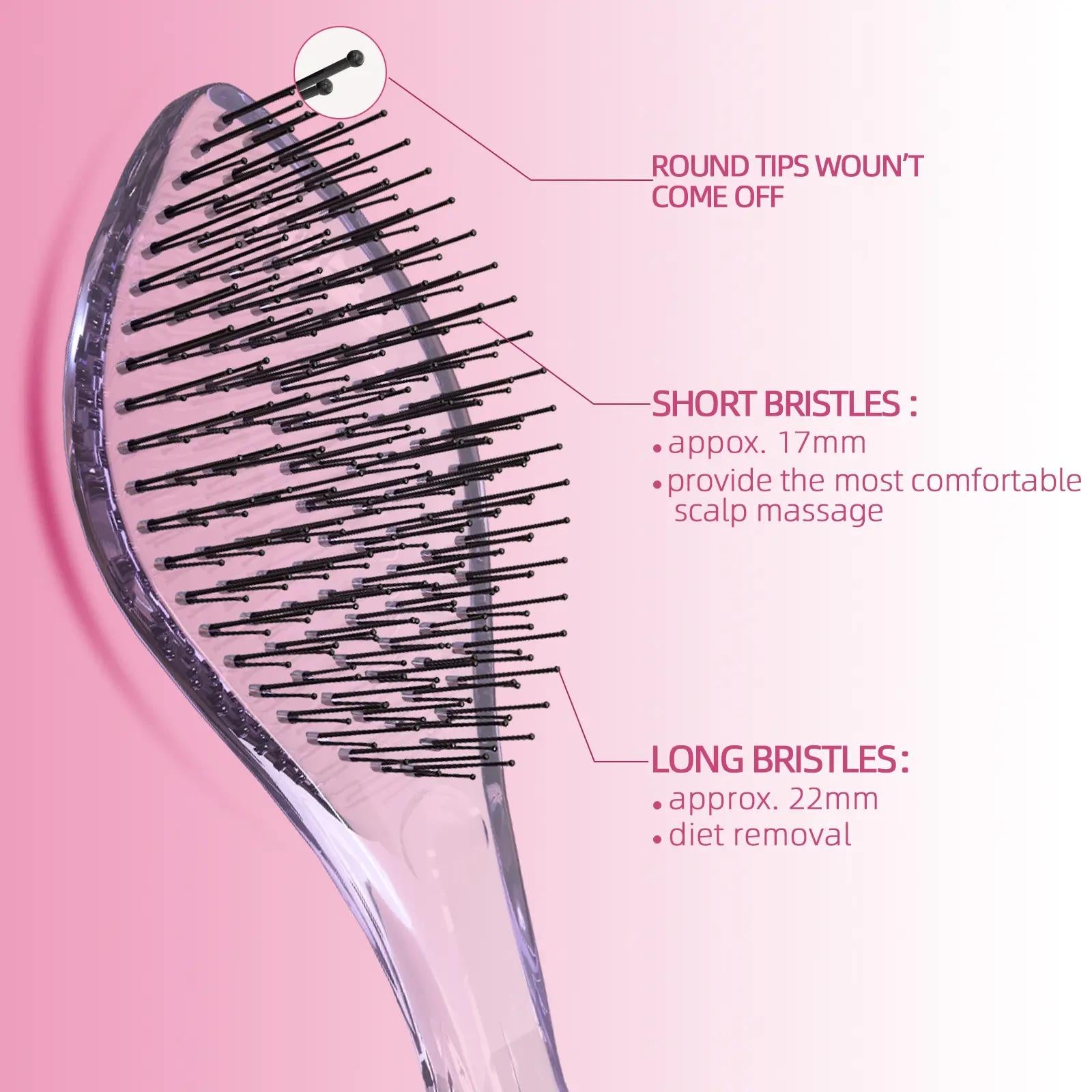Professional Detangling Brush for Effortless Hair Care and Scalp Massage