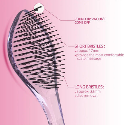 Professional Detangling Brush for Effortless Hair Care and Scalp Massage