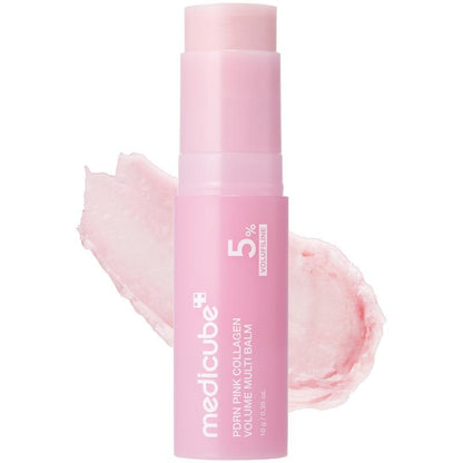 PDRN Pink Collagen Volume Multi Balm - Plant-Derived Plumping Stick for Fine Lines and Firming Care