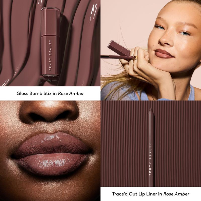 Longwear Lip Duo: Transfer-Resistant Creamy Lip Liner and High-Shine Gloss Stick Set