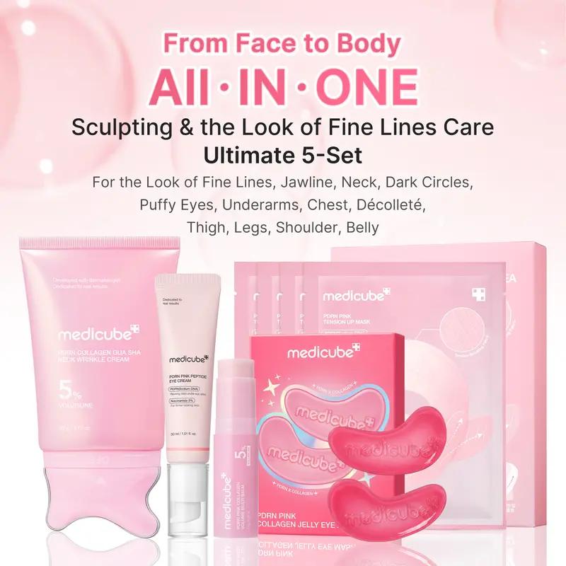 Youth-Lock Gua Sha Routine Set - Firming & Sculpting Care for Face and Body