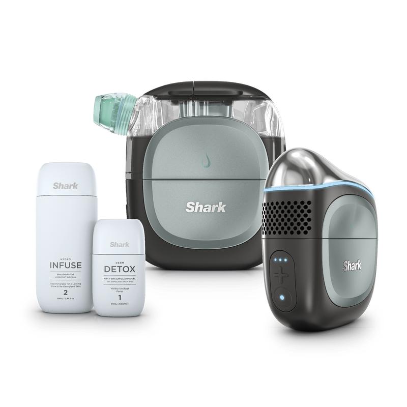 Glow At Home 2-in-1 Facial System - Professional Hydro-Extraction and Infusion Device