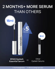 Essential Eyelash Growth Serum, Jumbo Size 0.5fl.oz - Safe & Gentle Lashes Care, Fuller, Thicker in 2 Weeks