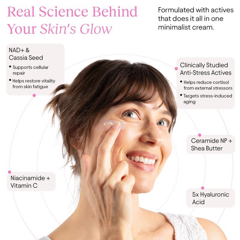 Anti-Aging Moisturizing Cream Powered by NAD+ for Wrinkle Reduction