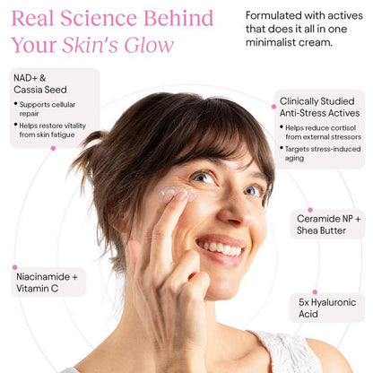 Anti-Aging Moisturizing Cream Powered by NAD+ for Wrinkle Reduction