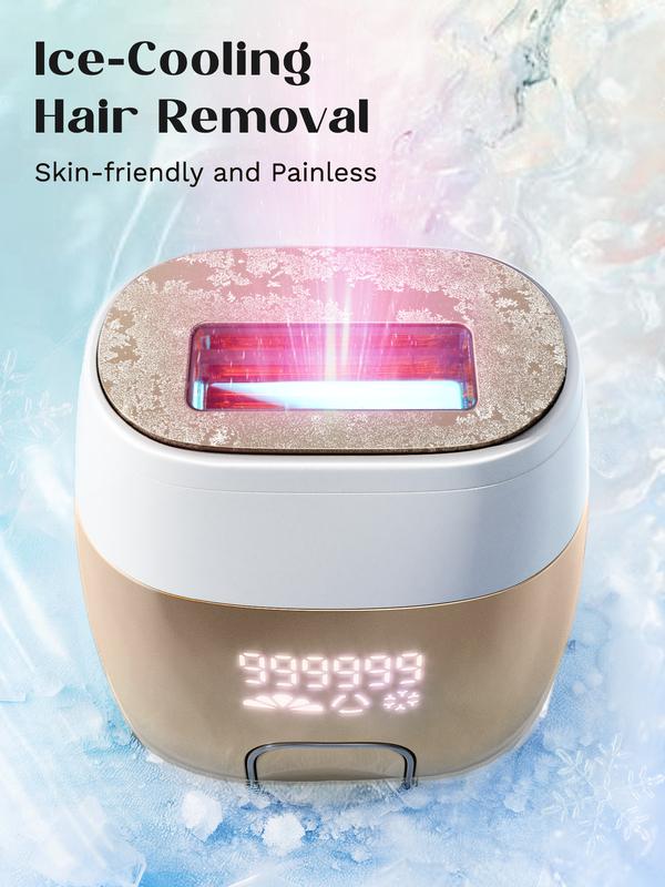 Professional IPL Hair Removal Device with Ice Cooling Function and 24J High Energy